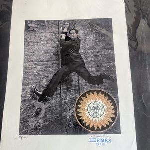 Fairchild Paris Hermes  Black and White Poster